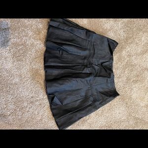 Girls faux leather skirt